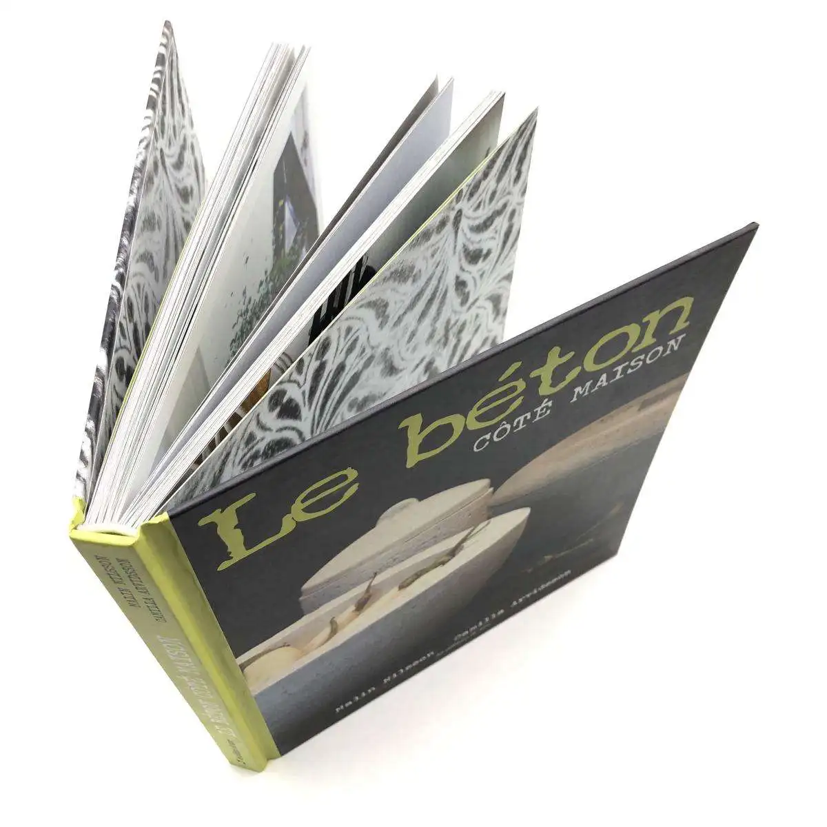 Высококачественные китайские книги в твердом переплете для флексографического декора журнального столика картонная печатная книга