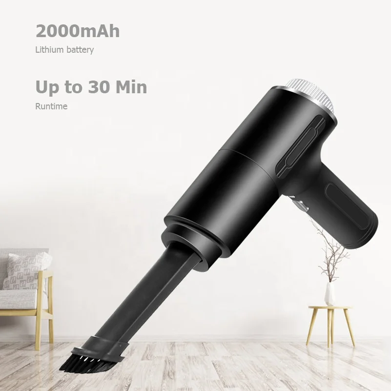 Car Wireless Vacuum Cleaner 8000PA Powerful Cyclone Suction Home Portable Handheld Vacuum Cleaning Mini Cordless Vacuum Cleaner