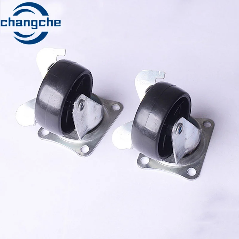 5 Inch Industrial Caster Flat Bottom Swivel Caster (Pp) Silent Universal Caster