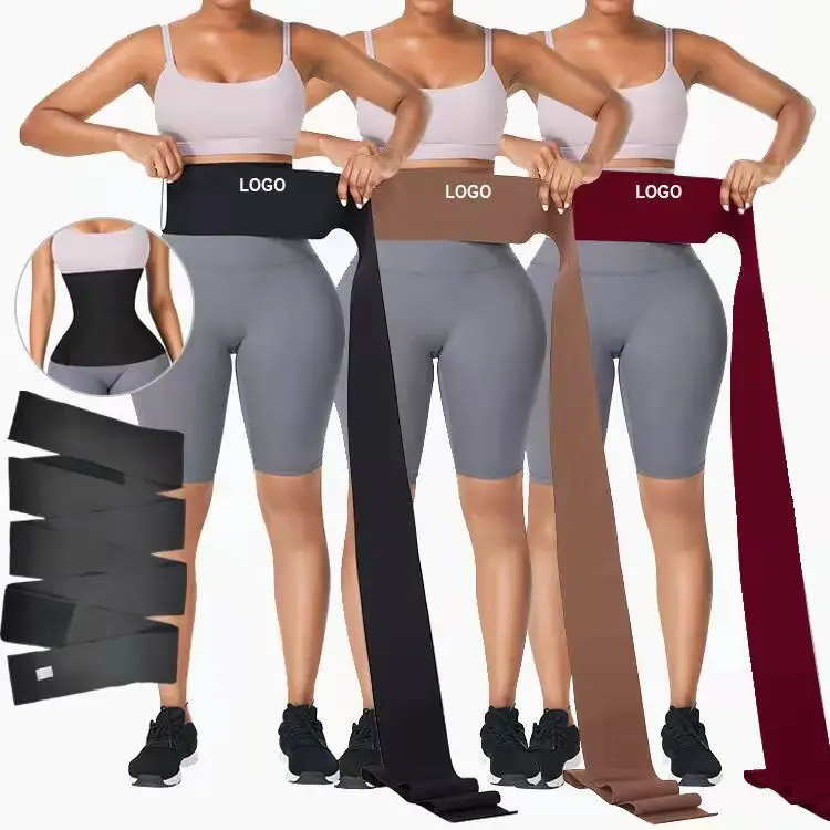Tiktok Quick Snatch Bandage Elastic Band Waist Trainer Bandage Wrap Snatch me Up Tummy Wrap Belt