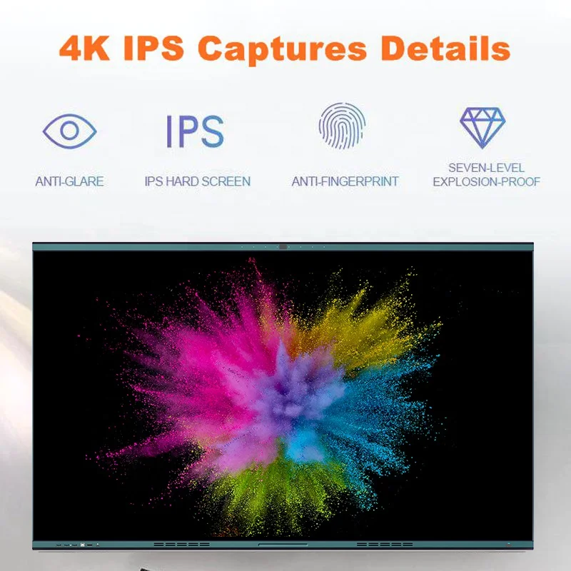 Новый пользовательский низкая цена 75-дюймовый ЖК в формате 4K UHD емкостный сенсорный экран цифровой Смарт доска интерактивная плоская панель взаимодействовать для