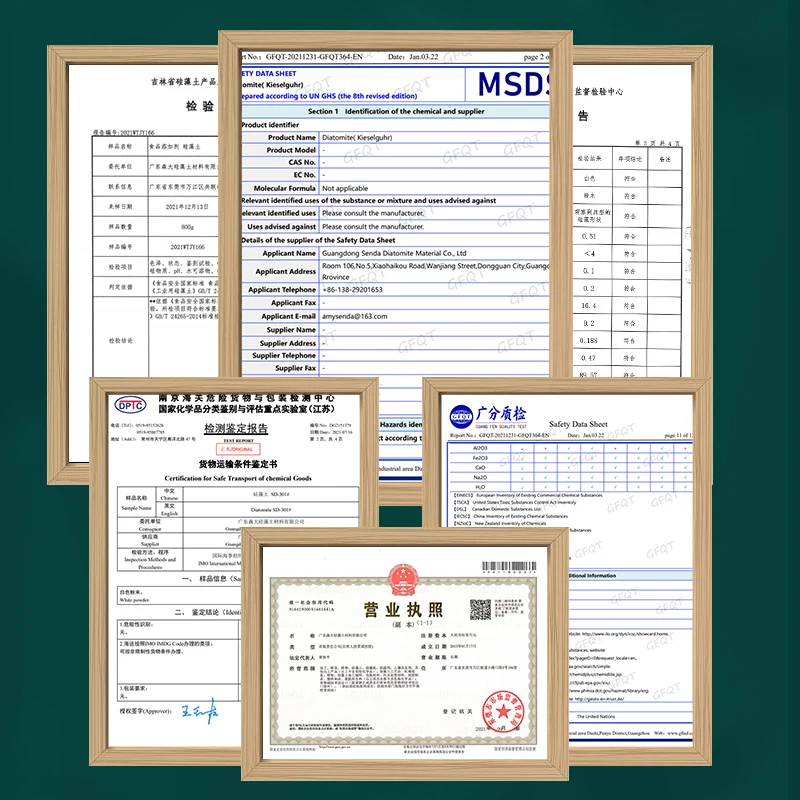 Chinese professional calcined diatomite ceramic filter element raw material mineral white diatomite