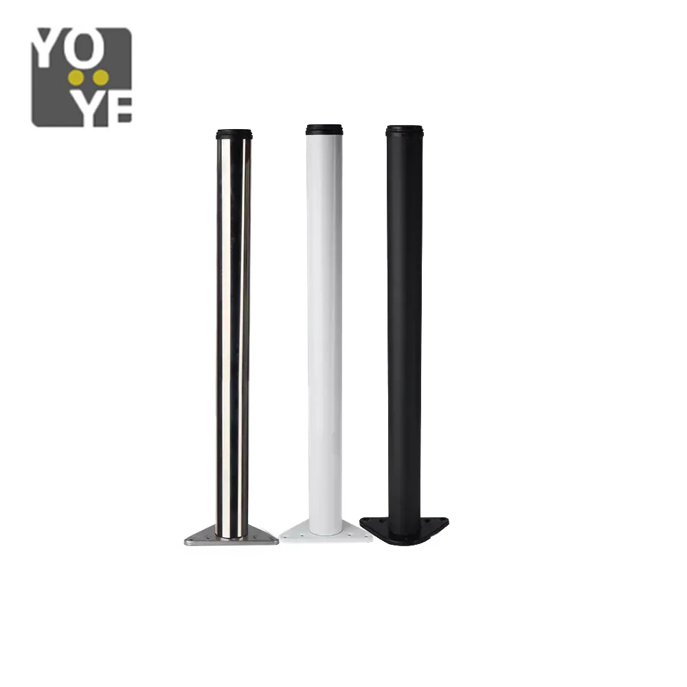 28 Inch Tall Height Adjustable Metal Furniture Table Legs For Office Dining Computer Coffee Table