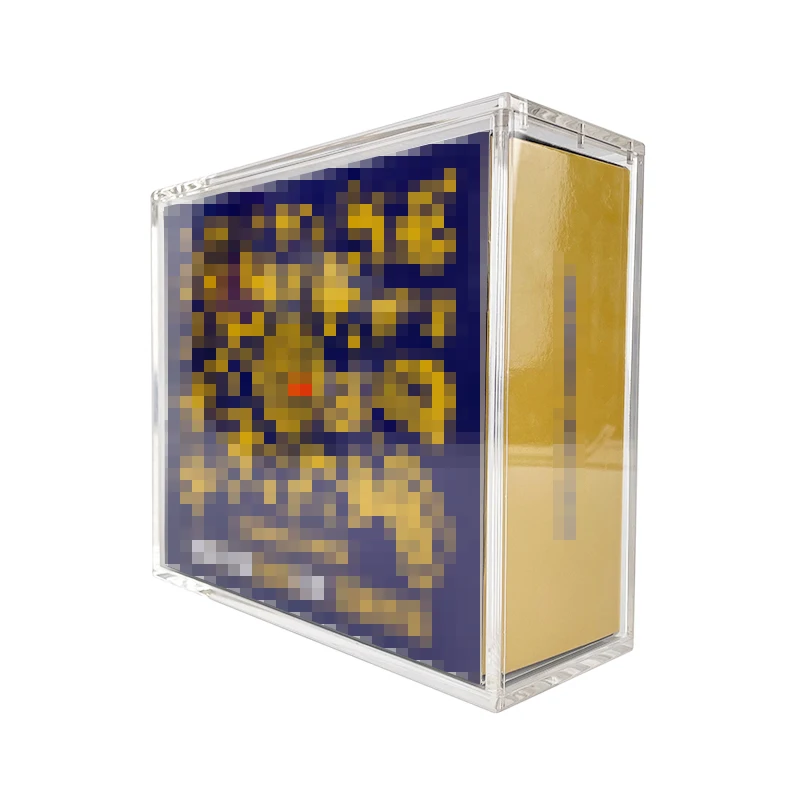 Yageli custom first edition shining evolutions magic the gathering packs carte cards Clear Acrylic pokemoned box case