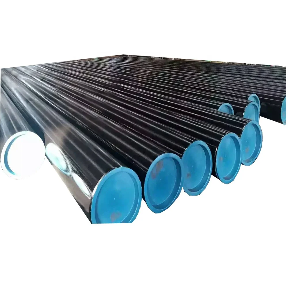 sch40 / sch80 / sch160 Black painting seamless carbon steel pipe astm a106 gr.b / api 5L