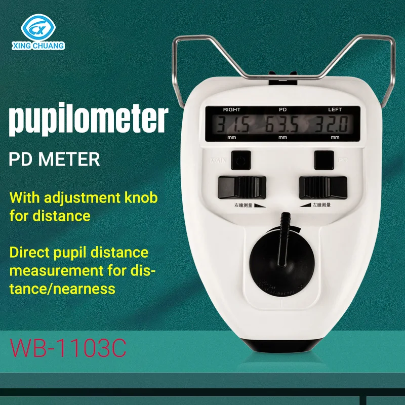 In Stock Pupillary Distance Digital Pupilometer Optical Pd Meter Ruler Pupil meter  Distance Measuring Tool