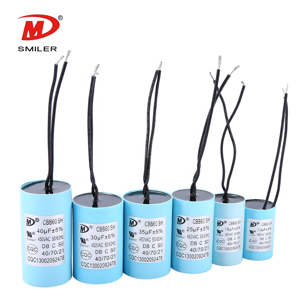 Chinese Professional Factory AC Motor Film Capacitor CBB60 80uf 500v