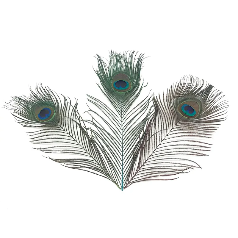 Оптовая продажа, Лидер продаж, павлинье перо с натуральными глазами 25-30, украшения для одежды «сделай сам»