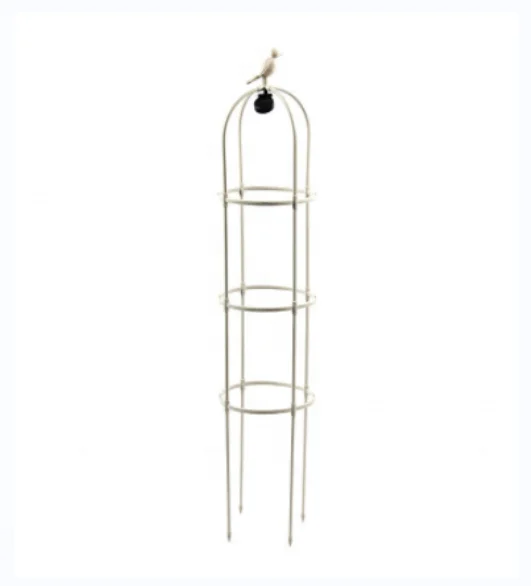 New Product Solar Bird Flower Stand Garden Tower for Climb Plant Shaped Flower Bracket Metal Trellis Plant Climb Hanging Frame