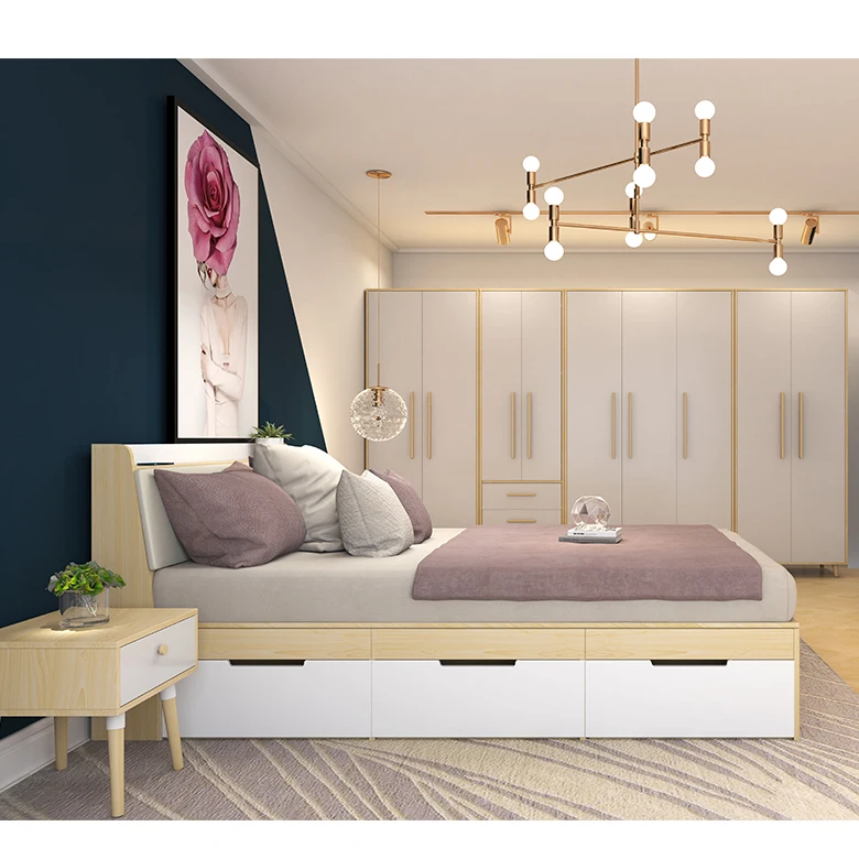 
Teen Modern Beige Home Furniture Bedroom Sets On Promotion 