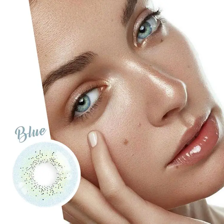 Realcon fancy look  natural colored contacts lens hot selling  ocean contact lenses factory price contact lenses