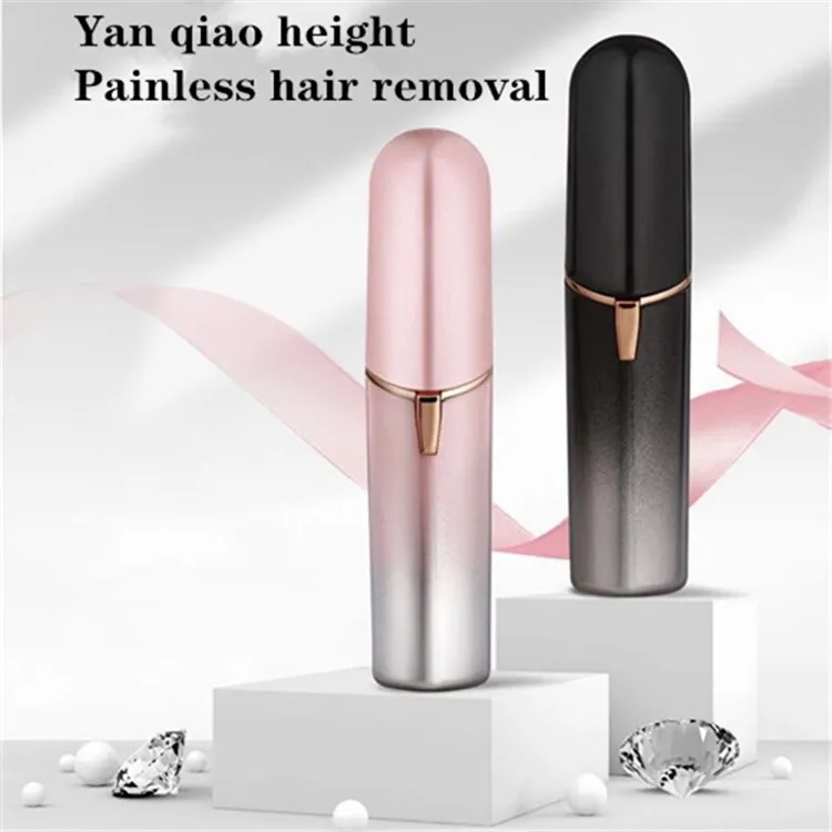 Painless Eyebrows Razor Trimmer Electric Lipstick Eyebrow Trimmer Facial Hair Removal