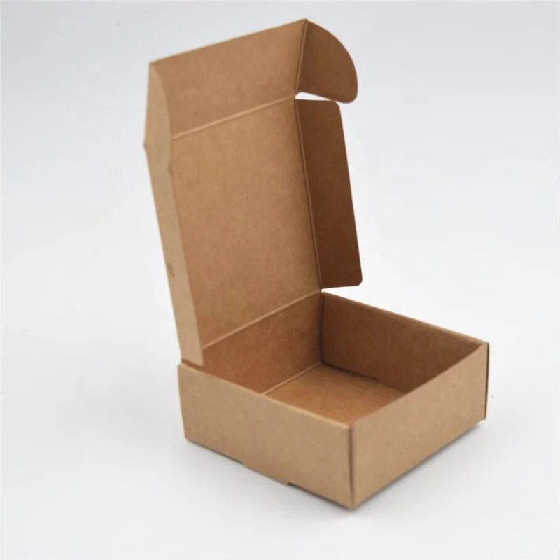 Durable and Reusable Custom Thick Brown Kraft Paper Corrugated Box for Packaging