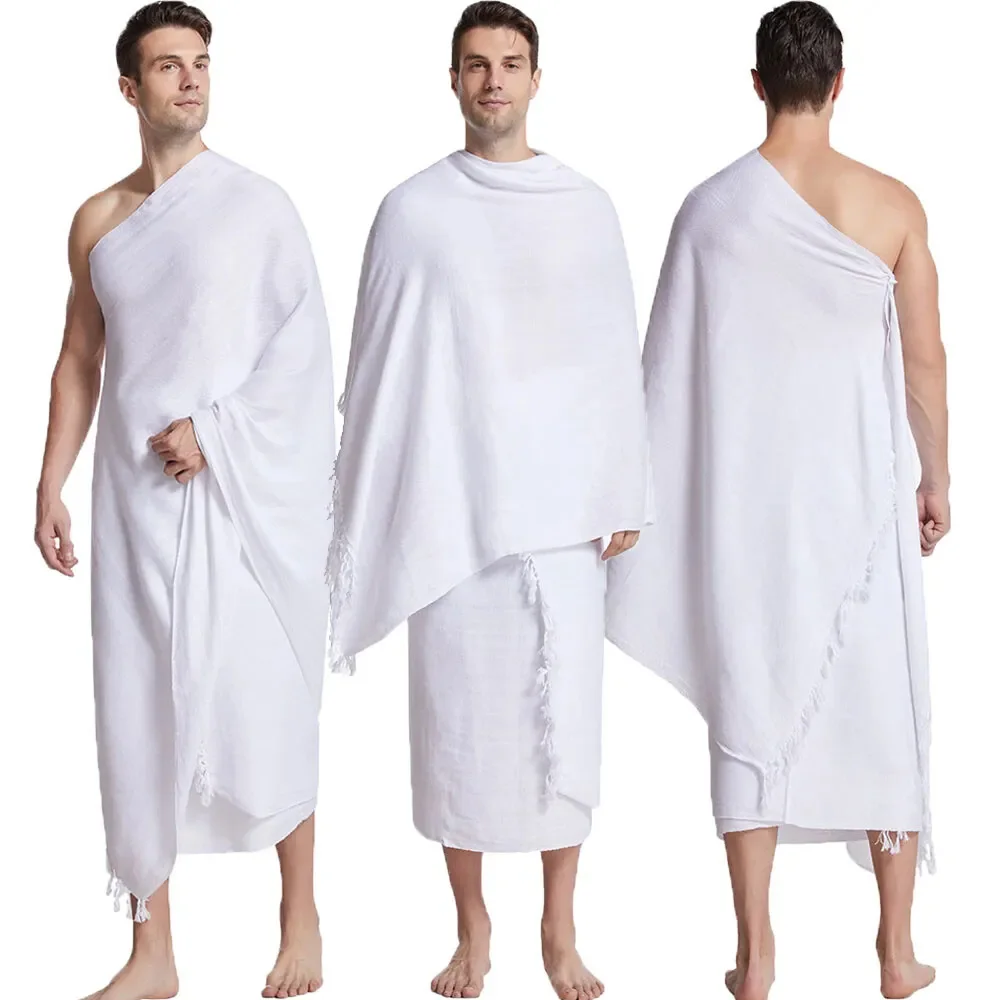 Factory direct selling hajj and umrah ihram hajj towel Ehram Set for Umrah