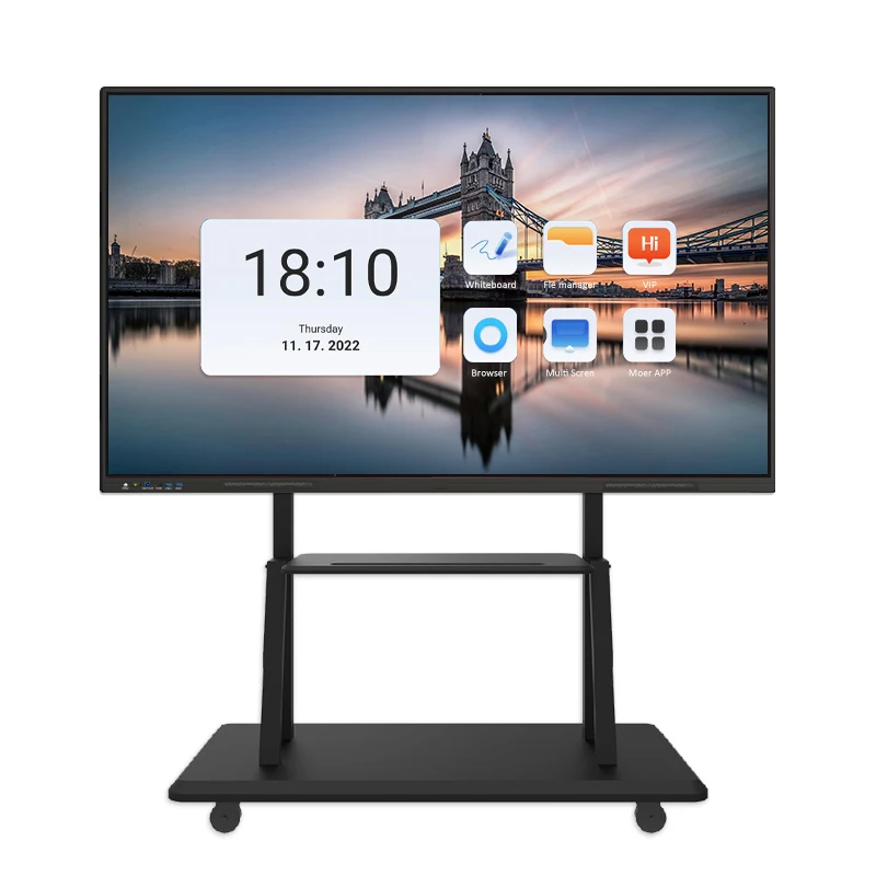 65 75 85 98 inches interactive display touch screen 20 points smart whiteboard interactive panel smart board