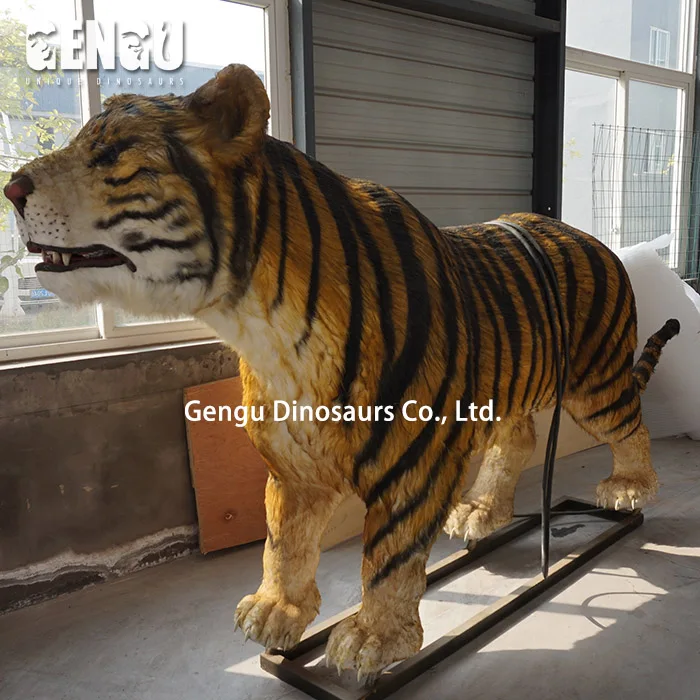 Lifelike Animal Model Artificial Animatronic Tiger