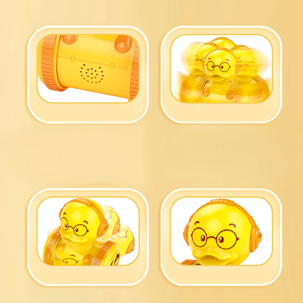 2024 hot selling product kowtow duck recordtalking rolling remote control stunt car robot Cartoon Doll Tumbler toys Juguetes