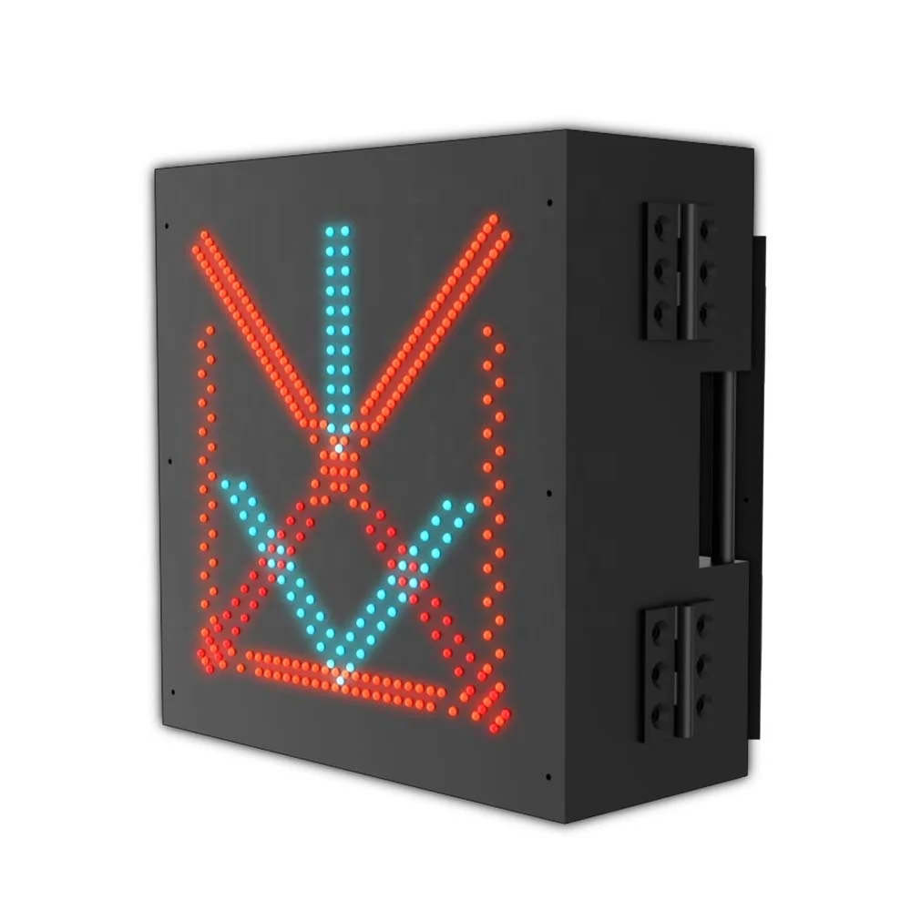 Traffic signs led arrow light signal traffic road led sign lane control left right Arrow stop LED board variable messsage sign