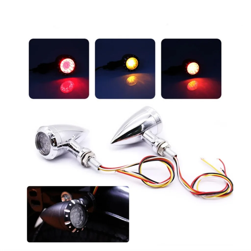 Motorcycle modification accessories Cruise Prince Ranger Tianjun retro LED turn signal turning light direction light