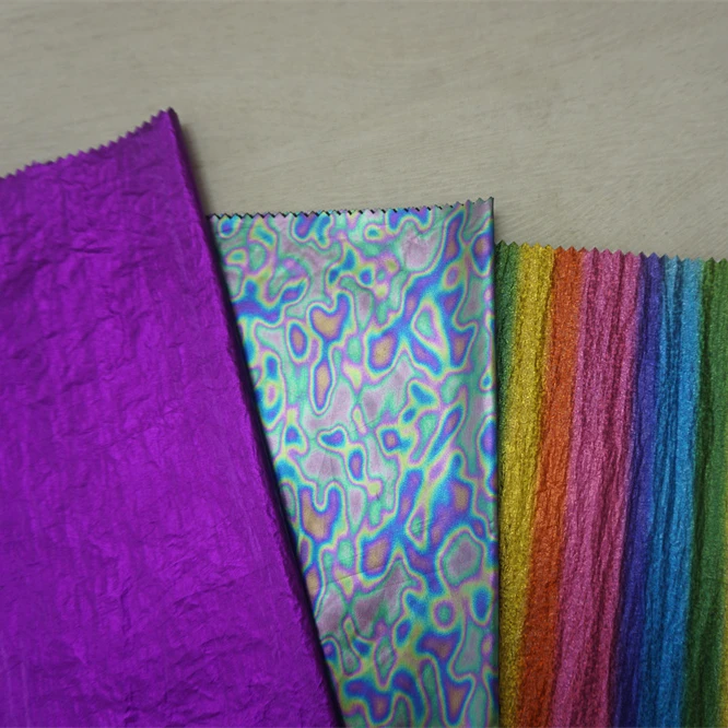 Hot Sales 40D*40D 300T 100% Nylon Transfer PU Coating Waterproof And Down-proof Recycled Fabric