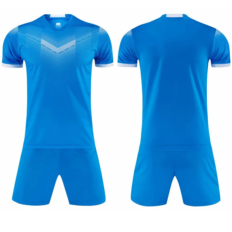 Blank Breathable High Quality Soccer Kits Football Jerseys Team Plain Custom Soccer Wear Jersey Set Football Uniform
