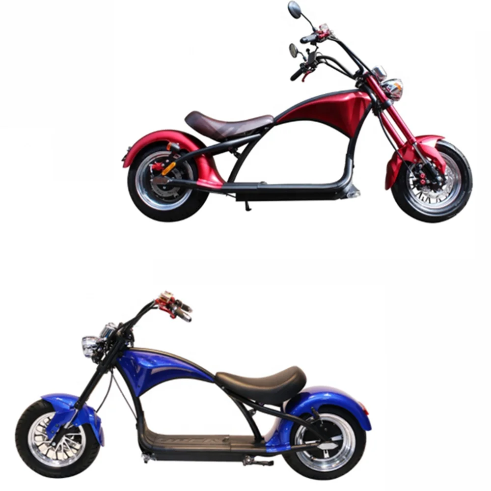 2021 Electric Motor Car Fat Tire Electric Scooter Chopper 3000W Citycoco
