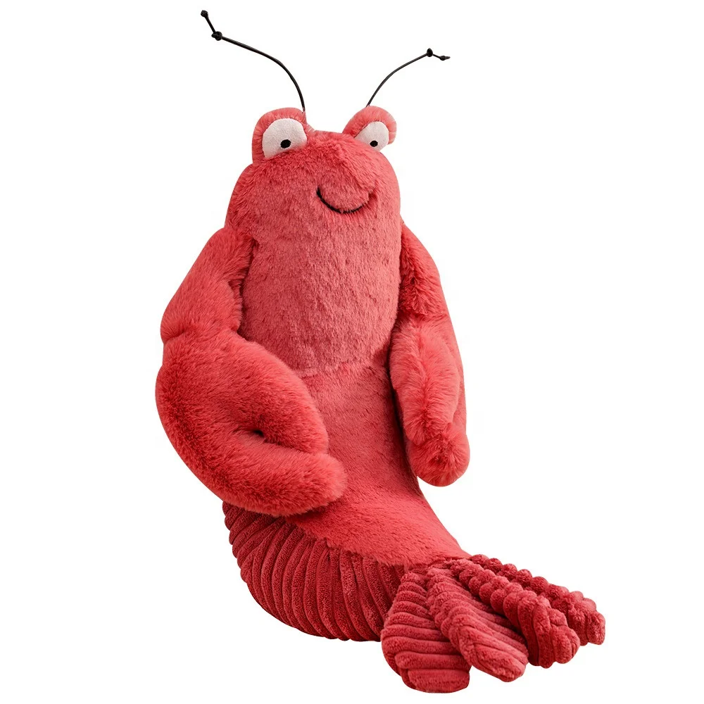 simulated crayfish plush toy crab cartoon doll activity gift custom soft lobster stuffed animal