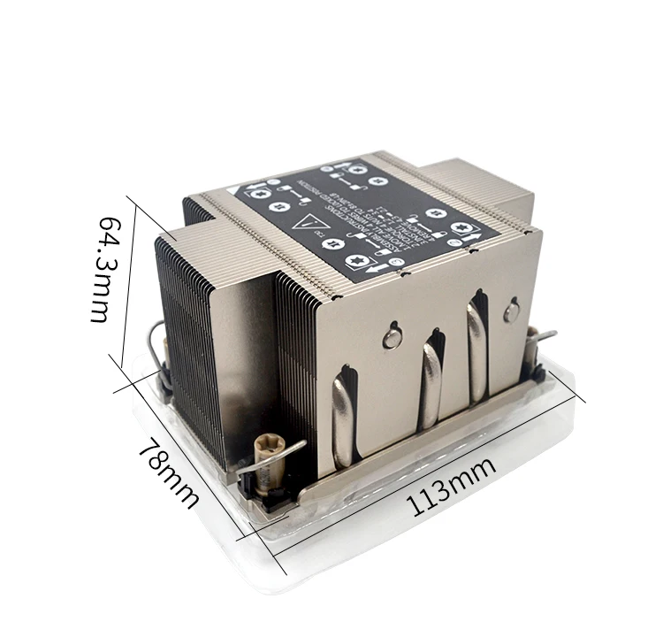 Premium CPU Cooler Support LGA 4189 5 pipe large aluminum heat sink