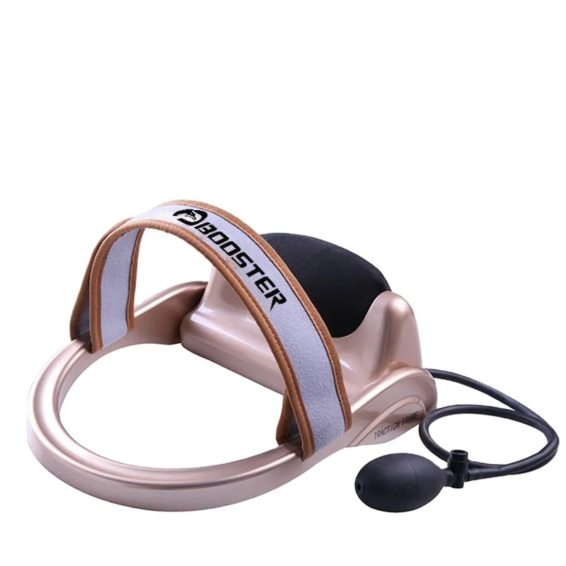 Electric cervical pillow multifunctional cervical spine massage instrument implanted in pneumatic traction device