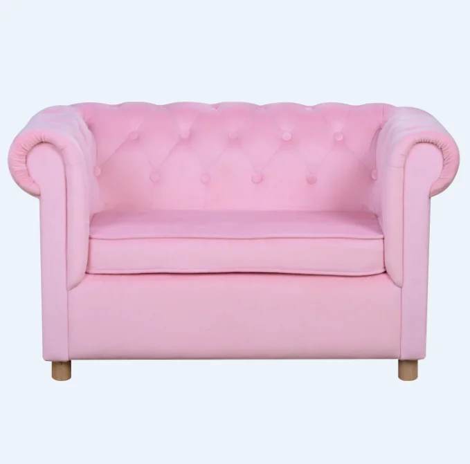 2 seat pink kids sofa baby chair kids bedroom furniture