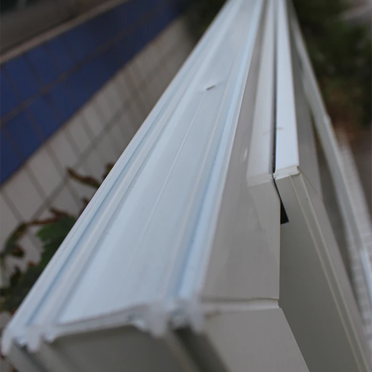 
House Kitchen Hotel Balcony High Quality Durable Grill Grat Interior, Plastic s Panels Tempered Frosted Glass U Pvc Sliding Door 