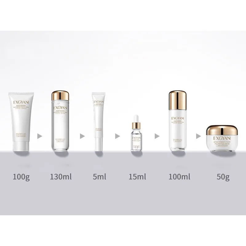 Wholesale High-Quality Skin Care Package Yeast Deep Nourishing Moisturizing Face Cream Skin Care Product Set 6 Pieces