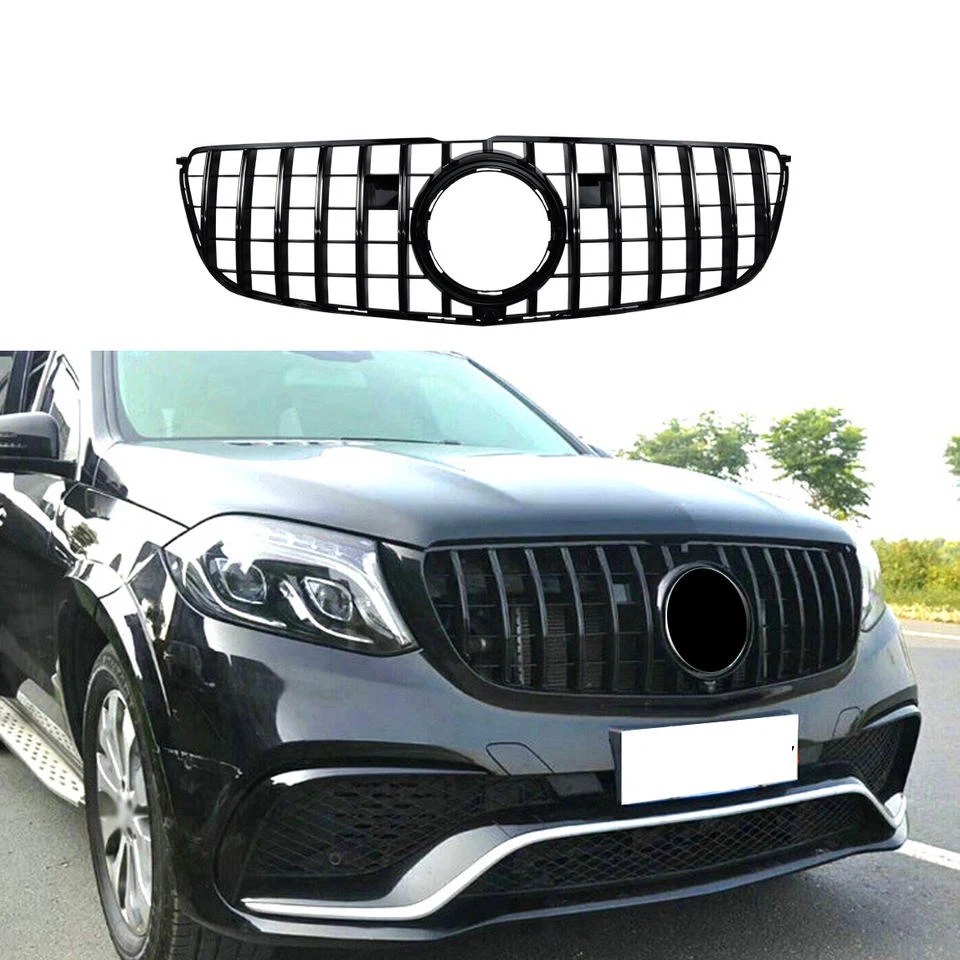 Новейший новый дизайн для Mercedes-Benz GLS X166 W166 обновленная версия Racing AMG GT Sport Style 2016-2019 передняя решетка