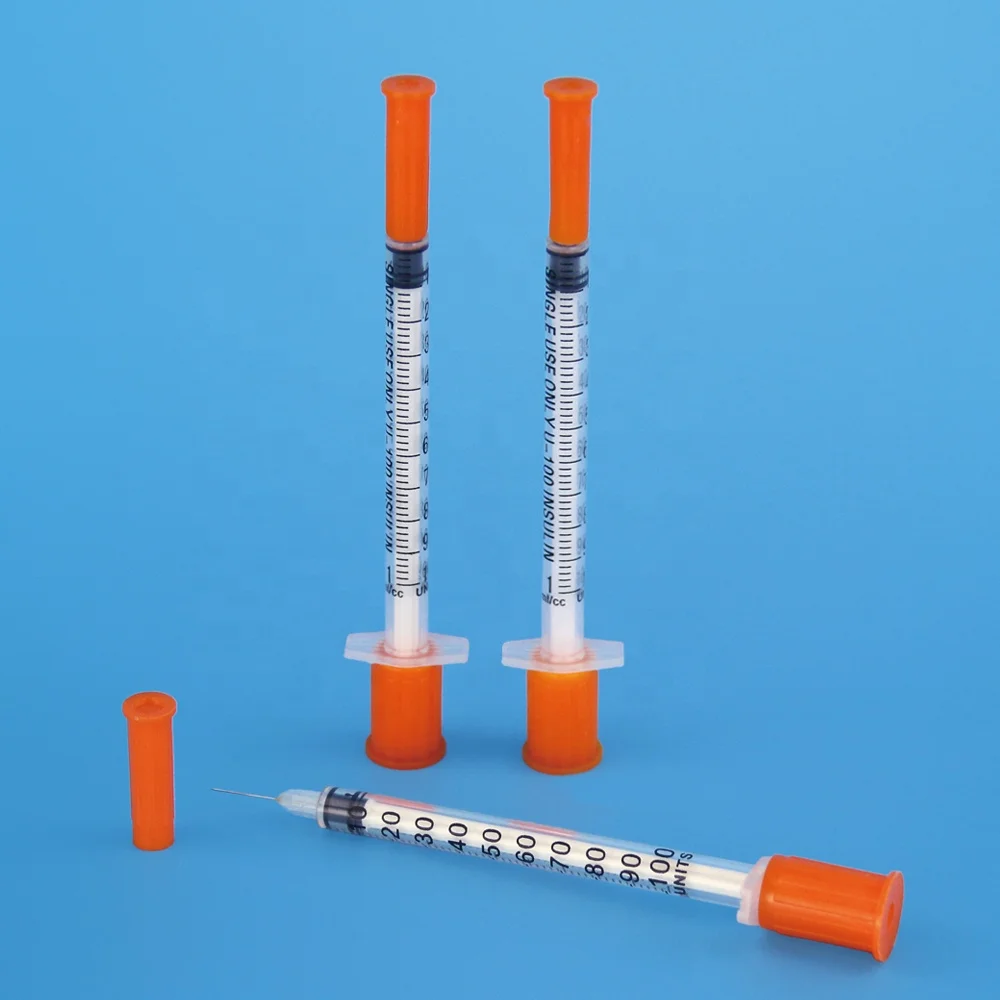 
Шприц для инсулина с иглой 