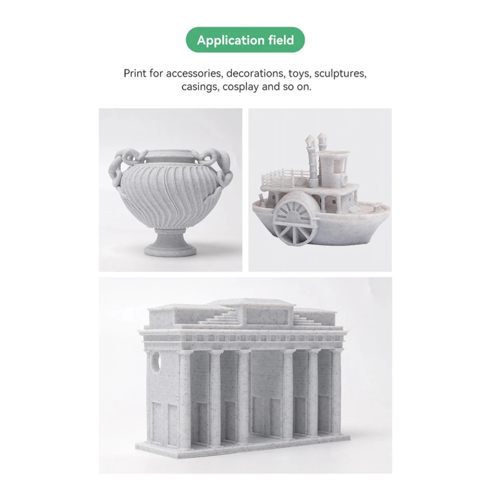 3D Printer Filament PLA Marble 1.75mm 1kg/2.2lbs 3D Plastic Consumables Material for 3D Printer or 3D Printing Pen Filament