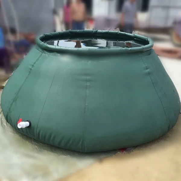 Fire fighting water bladder tanks tarpaulin fish farming tank pvc coated biofloc tarpaulin tank