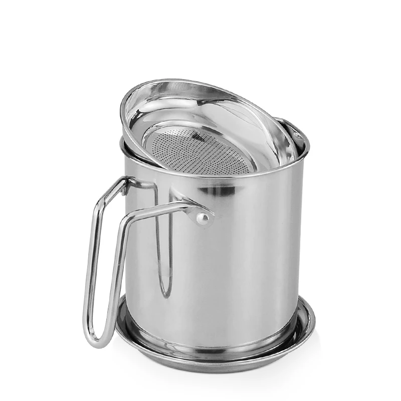 Kitchen Stainless Steel Tumbler Mugs Oil Cup Drinking Tea Cup With Filter