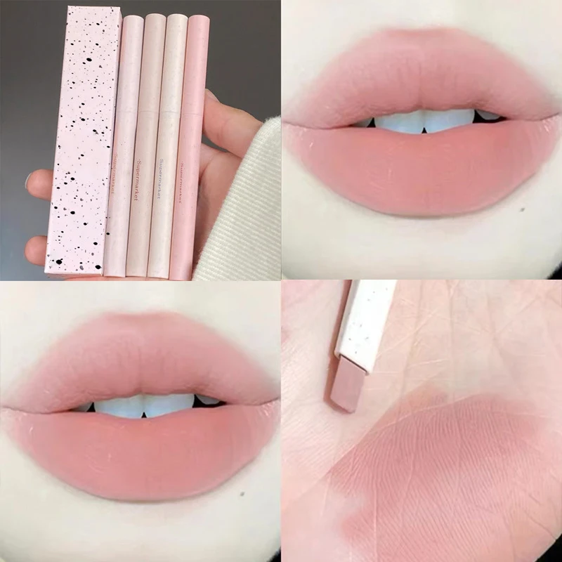 Automatic Creamy Face Makeup Nude Vegan Lipstick Waterproof Pigment Lip Liners Pencil Custom Private Label Lip Liner Pencils