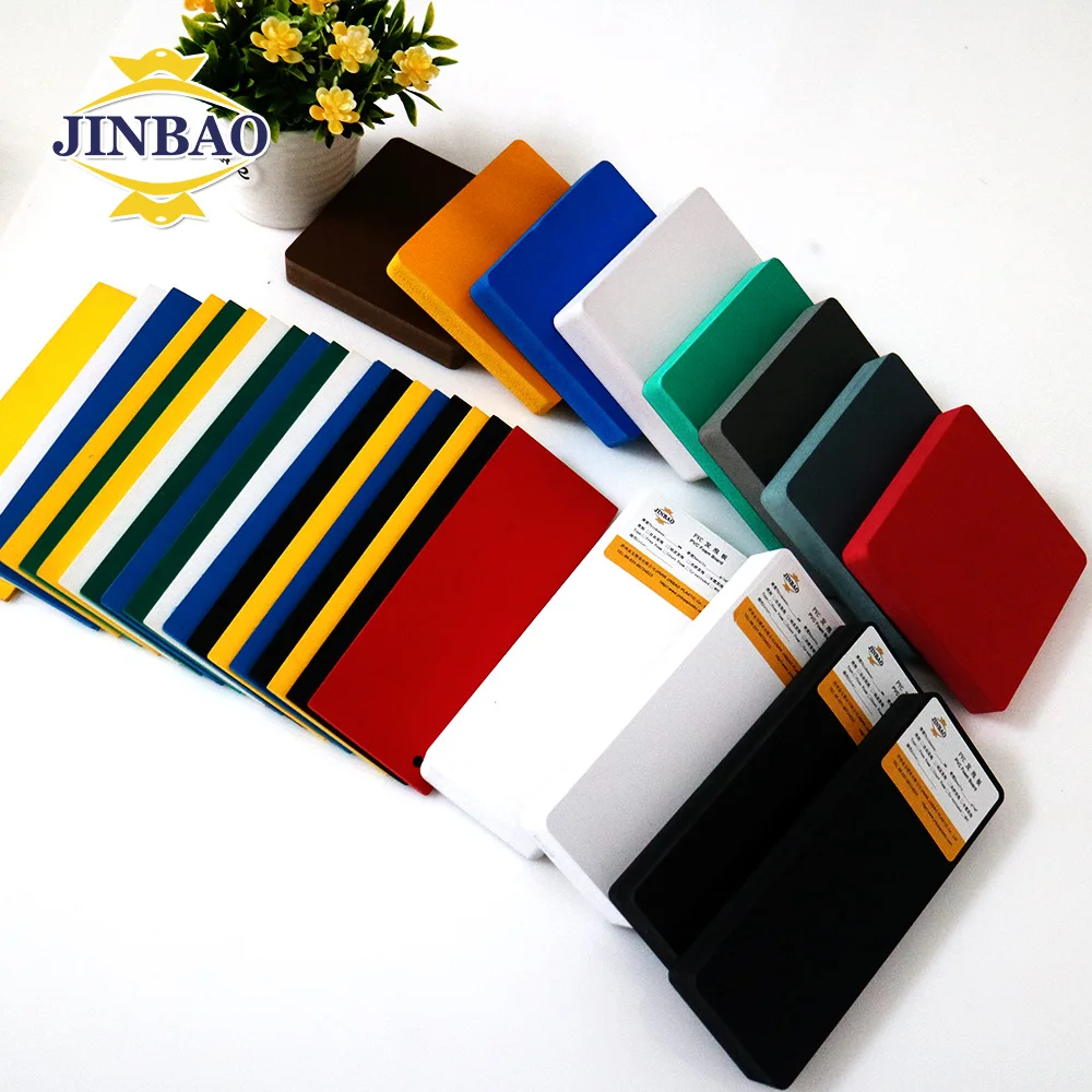 JINBAO waterproof polyurethane 4mm 5mm colored foam sheets ceiling board price pvc free foam board