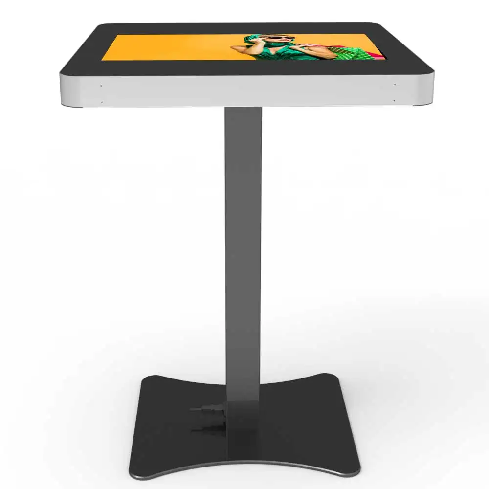 Indoor 21.5 inch LCD smart touch table for coffee shop