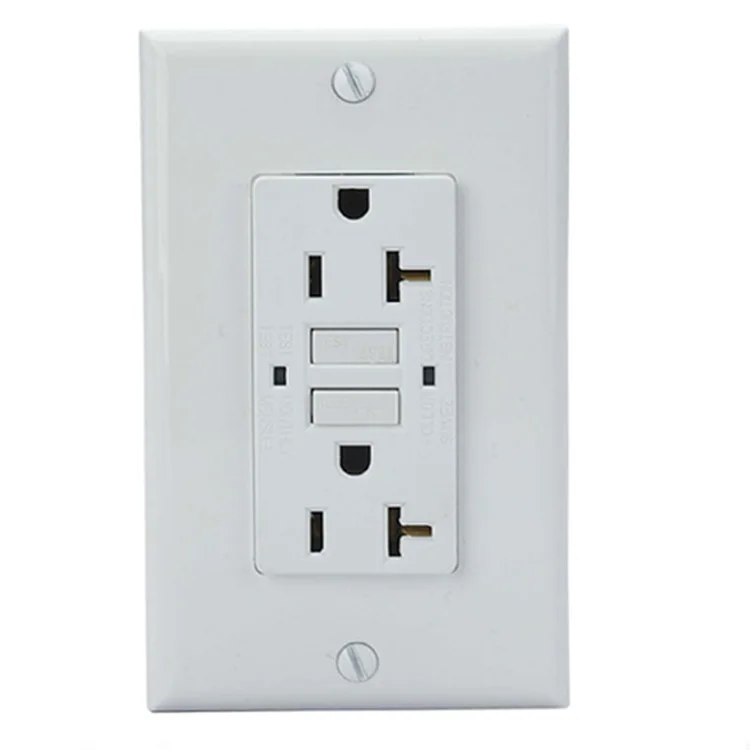 15A 20A 5mA 110V 120V 125VAC TR GFCI American US GFCI TW Receptacle outlet socket