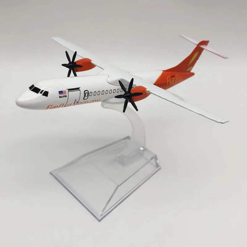 16 см 1/400 масштаб малазийский Светлячок пропеллер ATR-72 сплав модель самолета демонстрационная игрушка