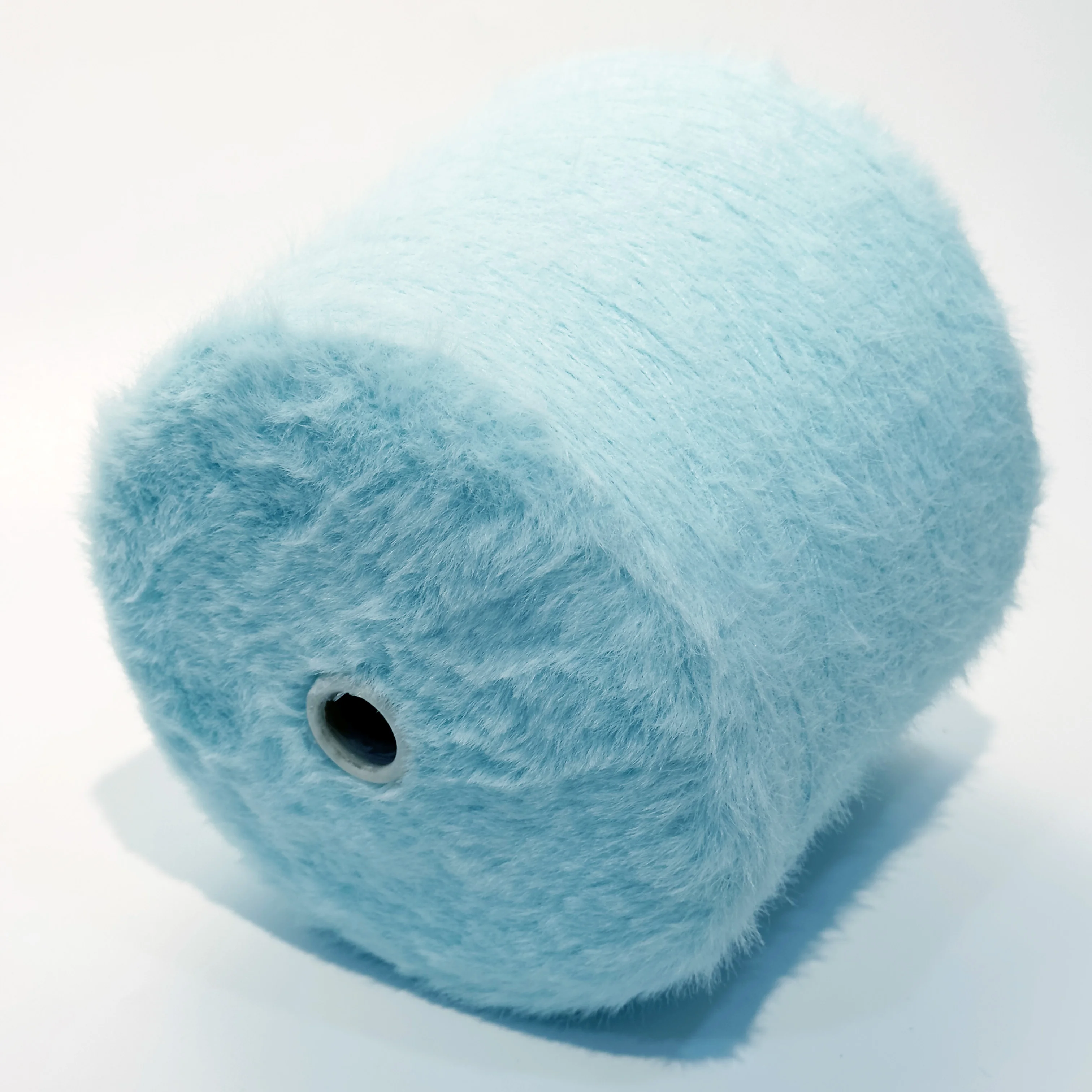 Imitate Rabbit cat Hair mink feather yarns fancy polyester yarn for knit sweater