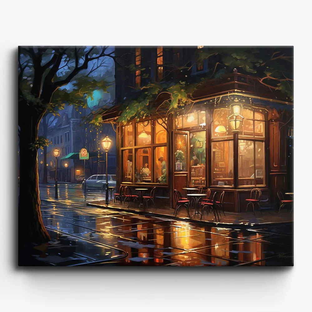 Картины маслом с цифрами 40 х50