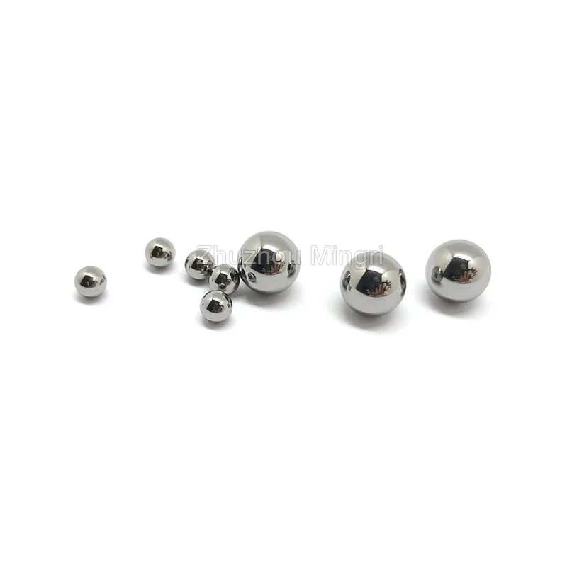 Zhuzhou manufacturer supply tungsten cemented carbide valve bearing balls