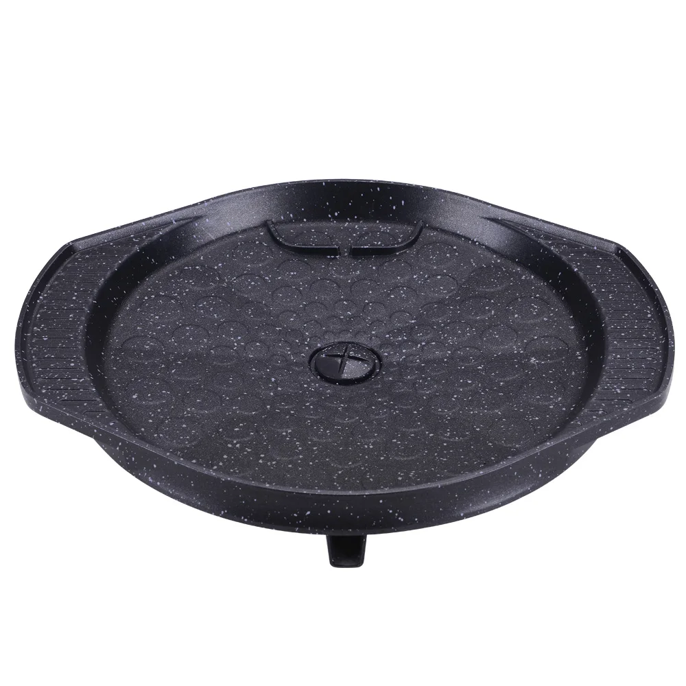 Japanese portable aluminum  round non-stick  barbecue gas grill plate for steaf induction