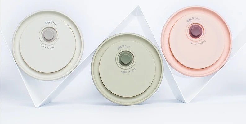 3 size set eco-friendly glass vacuum Food storage jar with pumpHot