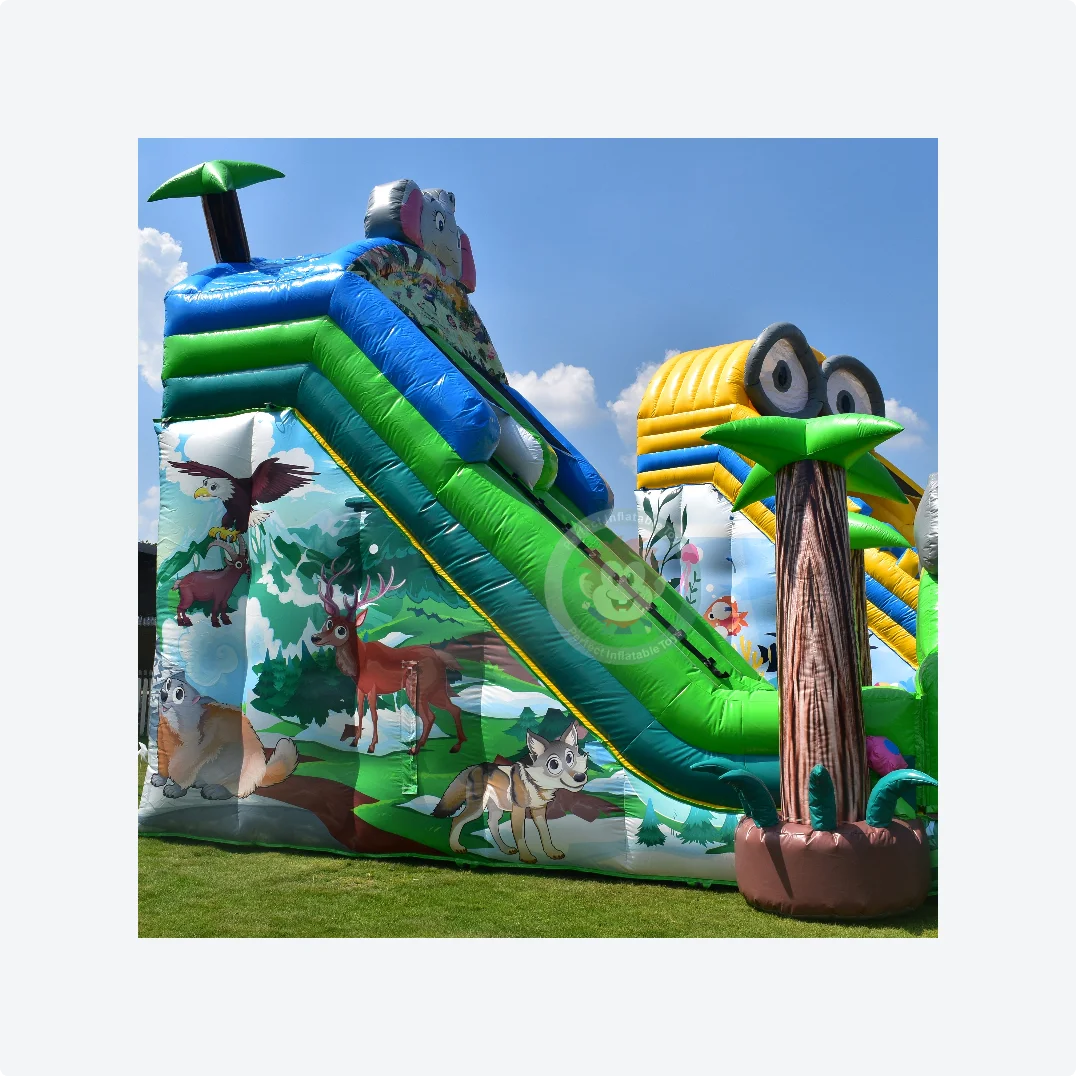 Inflatable Bouncy Bouncer with Slide Inflatable Toy Accessories Slide Adult Inflatable Slide