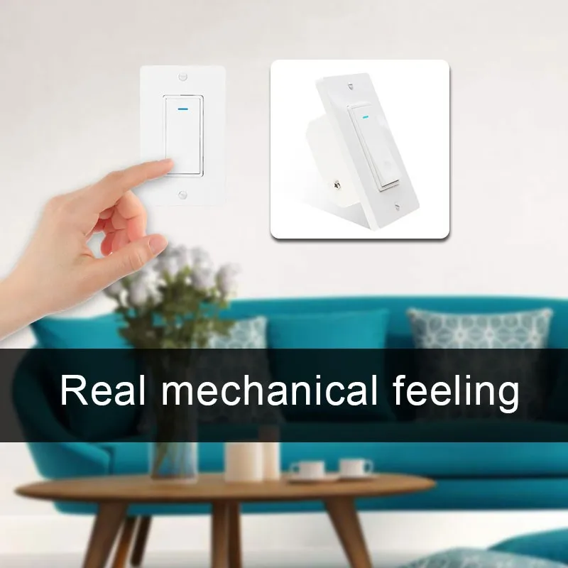 alexa app control google home us standard tuya wifi voice control light Switch smart touch electrical wall light switch