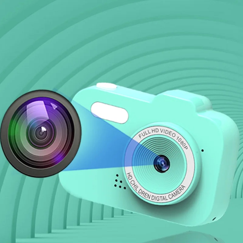 Mini Cute Cartoon Kids retro mini  Camera Children Fun Christmas Gift Digital Camera Built-In Games portable  Kids Photo Camera